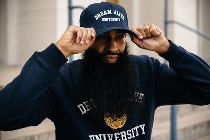 University Snapback (Navy)